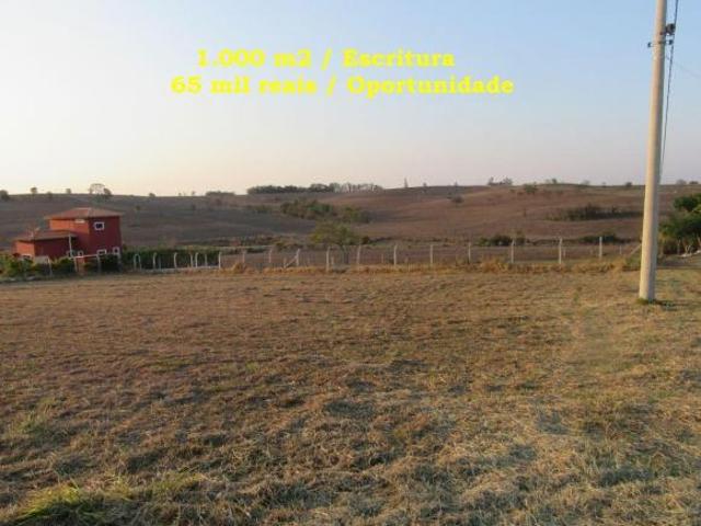 Terreno 1.000 m2 Escritura Oportunidade próx. cidade Internet água luz