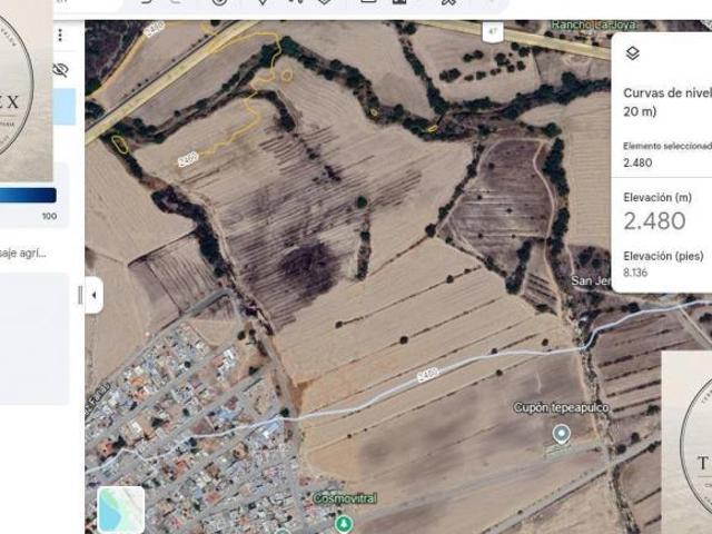 Terreno 29 hectareas para Desarrollo Habitacional. Tepeapulco, Hidalgo