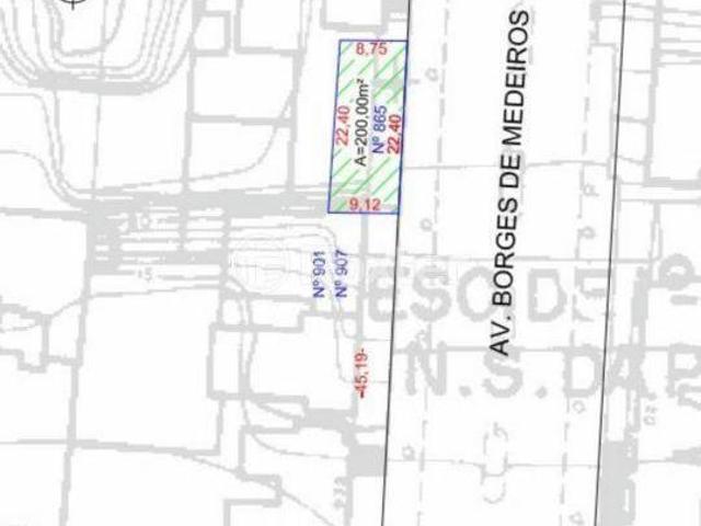 Terreno, 200 m², em Centro Histórico