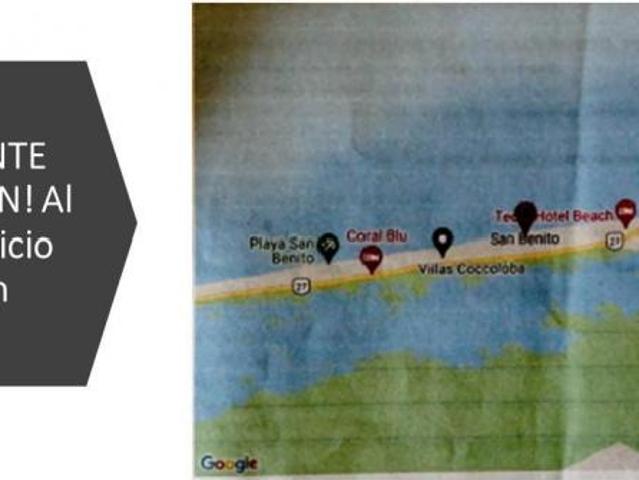 TERRENO 2A FILA EN VENTA MERIDA PLAYA, SAN BENITO AVT 1227