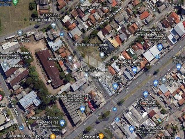 Terreno/Lote comercial no Bairro Sarandi