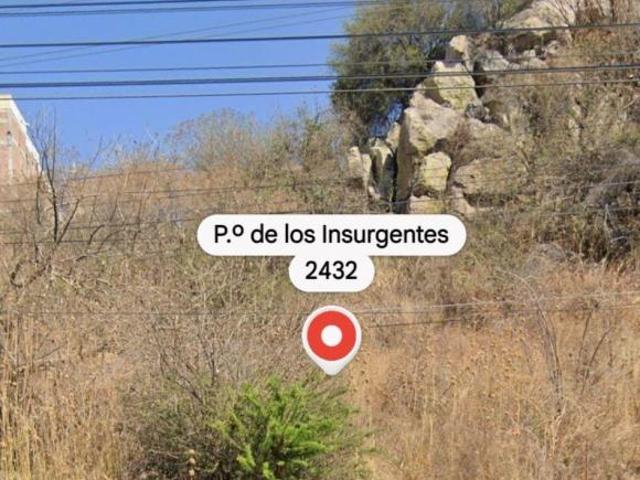 ¿Terrenos comerciales en Paseo de los Insurgentes? Quedan muy pocos