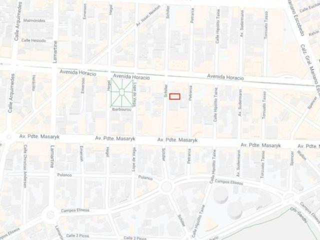 Terrenos de 571 m2 en venta en Polanco