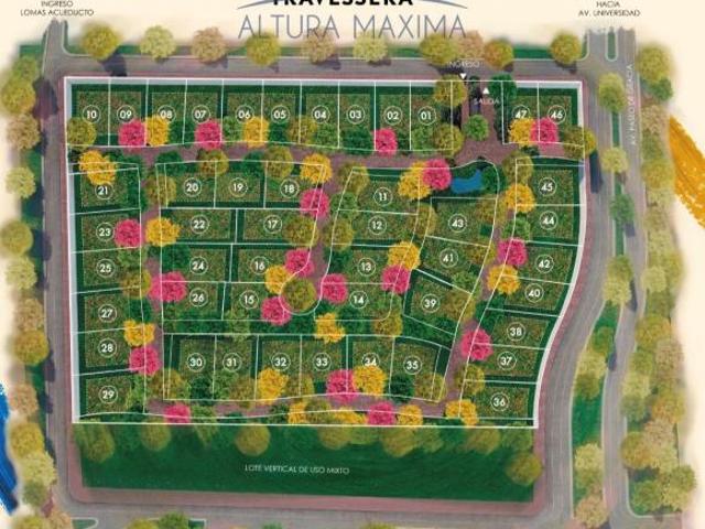Terrenos de Lujo en Preventa Condominio Travessera Andares Zapopan