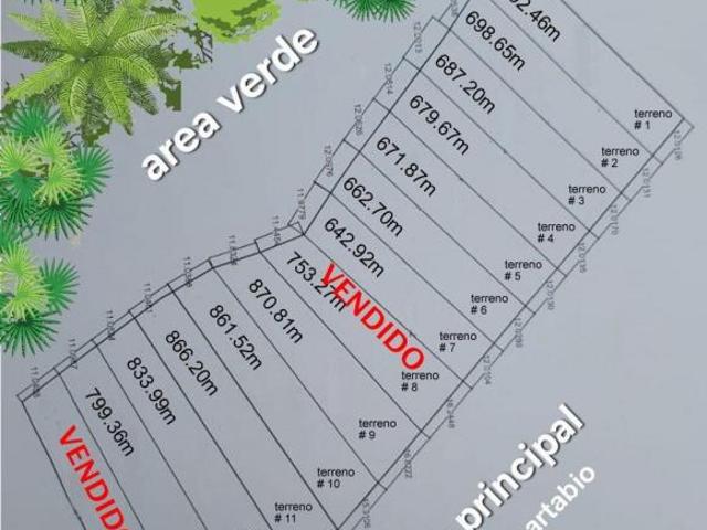 Terrenos desde 642m² a 870m² zona MONTE MAGNO