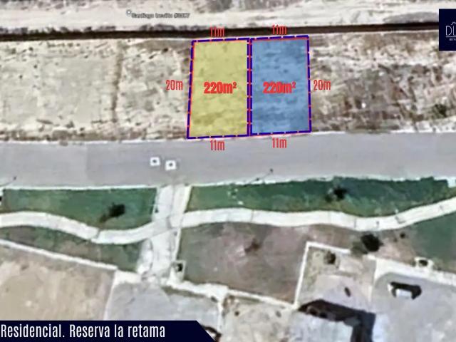 Terrenos disponibles para venta en Reserva la retama