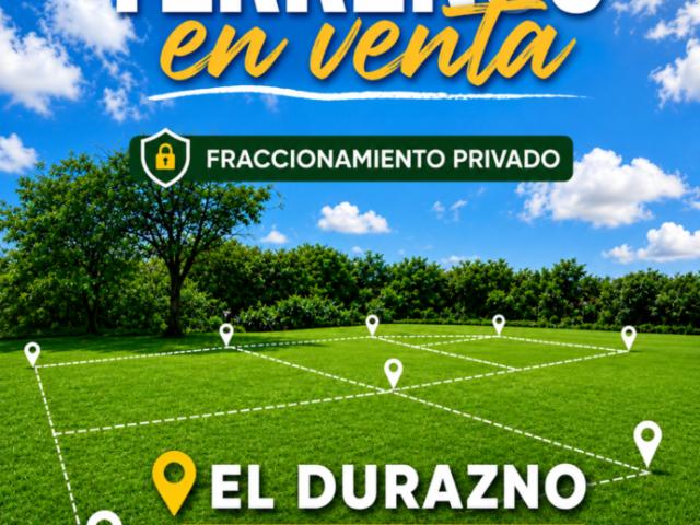 Terrenos en Venta, El Durazno Morelia desde 96m2