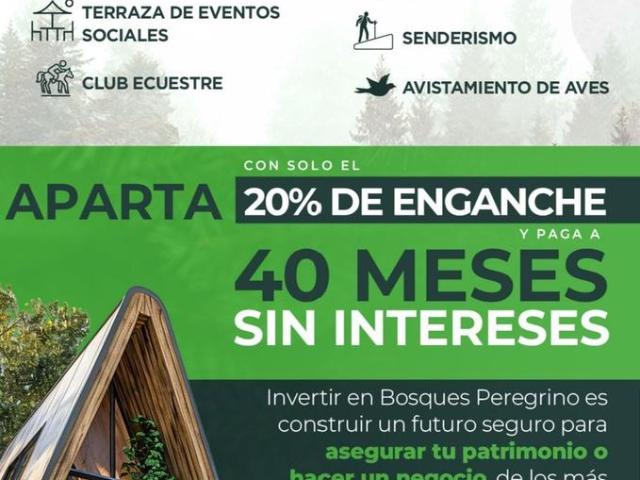 Terrenos en Venta en Residencial Campestre Bosques Peregrino Durango