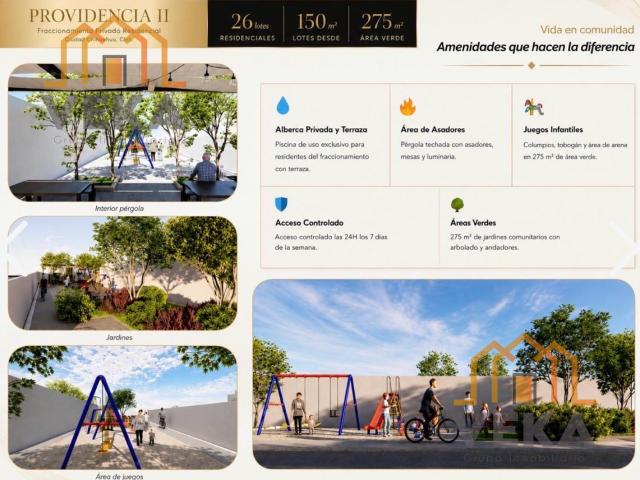 Terrenos en venta, fraccionamiento privado con casa club, planes de financiamiento