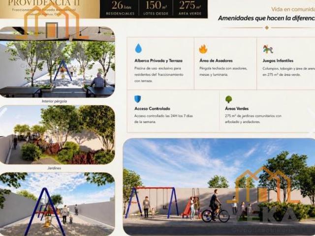 Terrenos en venta, fraccionamiento privado con casa club, planes de financiamiento