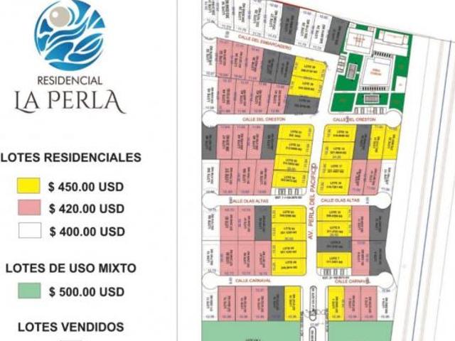 Terrenos en La Perla residencial ubicados en Marina Mazatlan
