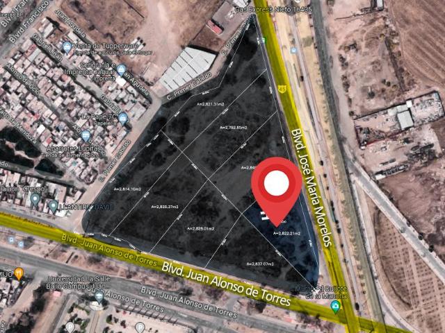 TERRENOS EN RENTA BLVD. MORELOS Y ALONSO DE TORRES
