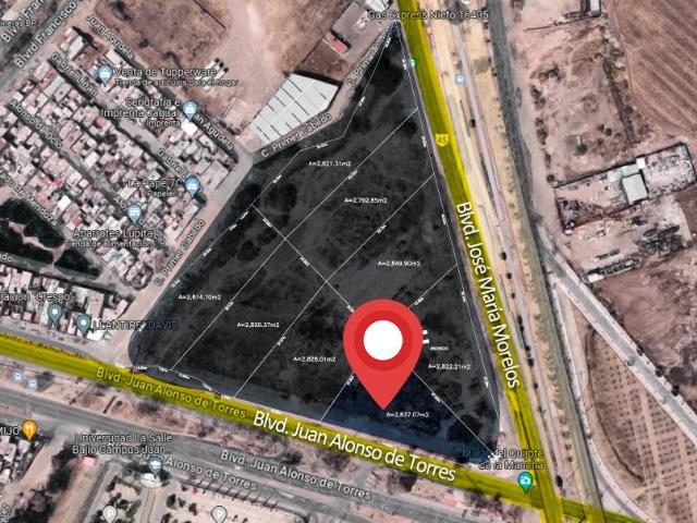 TERRENOS EN RENTA BLVD. MORELOS Y ALONSO DE TORRES