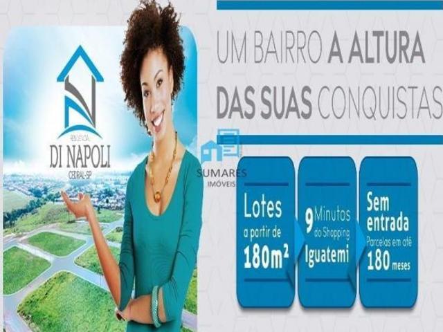 TERRENOS LOTEAMENTO DI NAPOLI, CEDRAL TE801