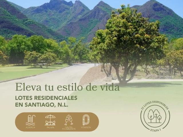 Terrenos Residencial en Preventa en Santiago NL