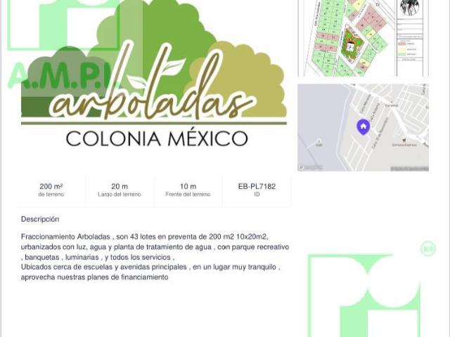 TERRENOS RESIDENCIALES EN COL MEXICO