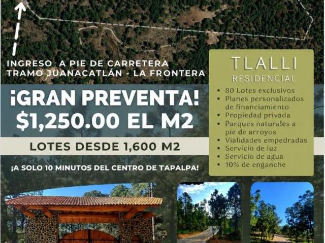 Terrenos Residenciales en Preventa en Tapalpa, Jalisco | Desde 1,600 m²