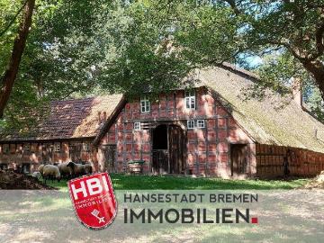 Teufelsmoor Teilsanierter Restbauernhof mit Scheune und Backhaus