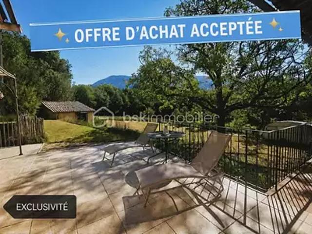 Thoard 04380 Achat / Vente maison 3 pièces t3 terrasse cave