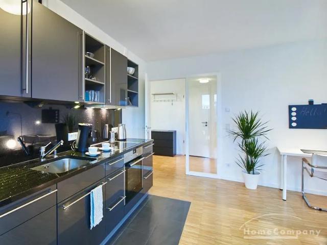 That's how life can be Very modern furnished apartment with balcony and underground car park in Altona