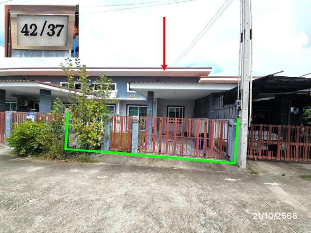 ทาวน์เฮ้าส์ 23.8 ตร.วา บุญรักษา 8 เมืองระยอง ระยอง 1.6M
