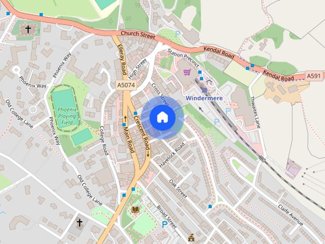 The Cottage Flat, 15 Derby Square, Windermere, Cumbria, LA23 1EE