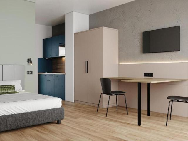 The comfy studio apartment with balcony in Singen, Hohentwiel