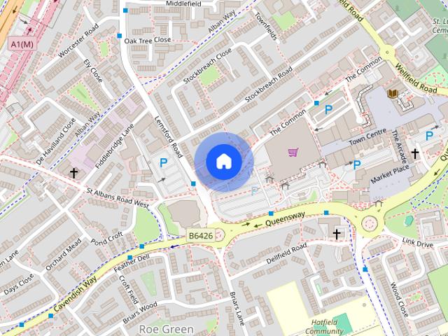 The Common, Hatfield, AL10