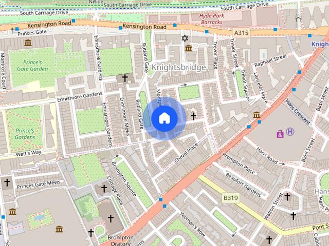 The Corner House, Montpelier Walk, Knightsbridge, London SW7