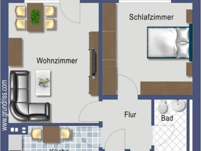 The apartment will be completely renovated before move in