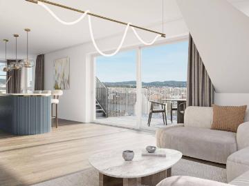 THE ARIK Penthouse Feeling mit Weitblick – 4 Zimmer mit Freifläche