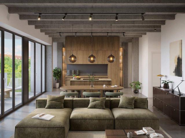 THE ARIK | Design Loft bis zu 3 m Raumhöhe und Bodentiefe Fensterfronten
