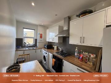 The Avenue, London W13 2 bed flat to rent £1,950 pcm £450 pw