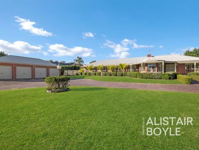 The Brief: A Private One Acre Resort Lifestyle with Indoor Pool, Grand Entertaining & Four Car Garage