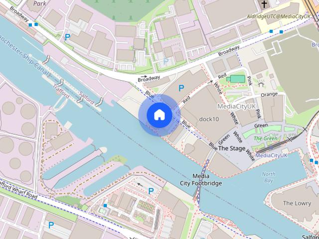 The Green Rooms, Leader House, Blue, Media City, Salford