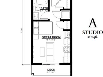 The Douglas Studio Apartment for Rent at 32123 George Ferguson Way, Abbotsford, BC V2T 2K8 Clearbrook Centre
