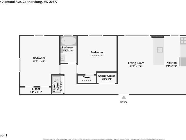 The Executive in Gaithersburg 2 Bedroom Apartment for Rent at 49 W Diamond Ave, Gaithersburg, MD 20877