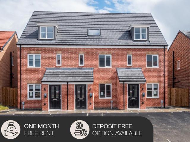 The Fairways, Cramlington NE23, 3 bed terraced house to rent, £1,170 pcm | PrimeLocation