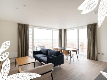 The Kell, Gillingham Gate Road. 3 bed flat to rent £1,935 pcm £447 pw