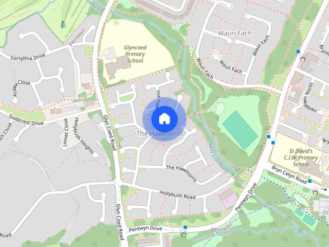 The Hawthorns, Pentwyn