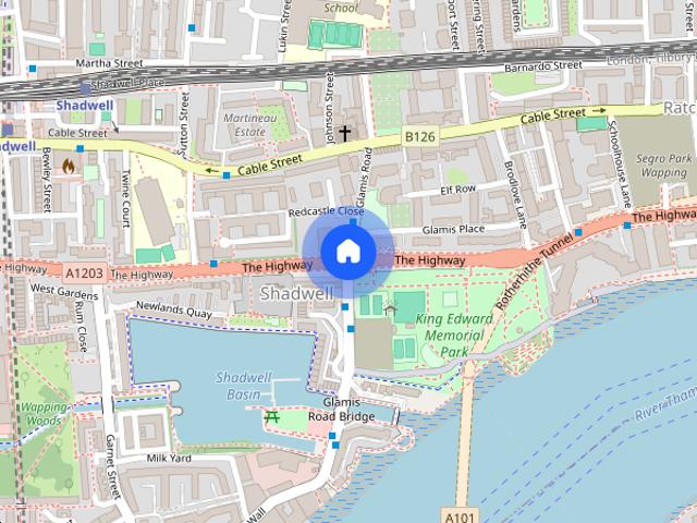 The Highway, London, Tower Hamlets, E1W
