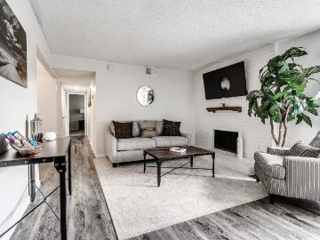 The Izzy 1 Bedroom Apartment for Rent at 8557 Candlewood Dr, Oklahoma City, OK 73132 Britton Court Yard