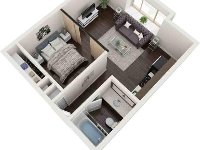 The Lodge at Creek Bend 1 Bedroom Apartment for Rent at 1161 S Colorado Ln, Boise City, ID 83706 Southeast Boise