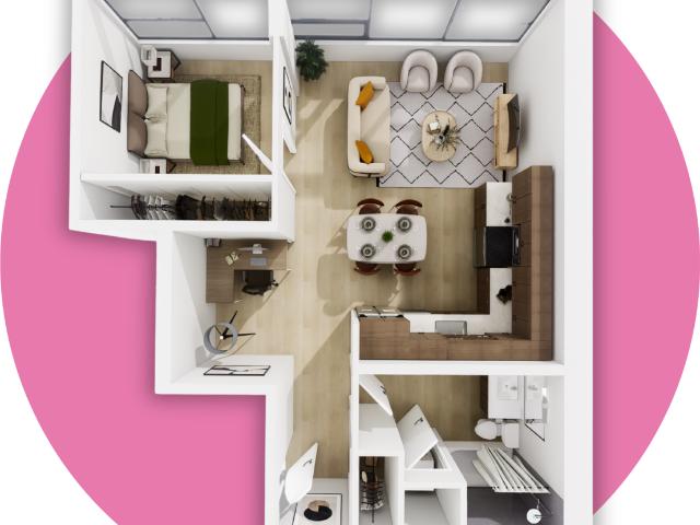 The Loft 1 Bedroom Apartment for Rent