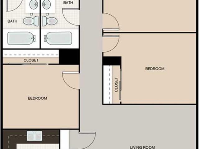 The Loop @ 950 1 Bedroom Apartment for Rent at 950 Louisiana Blvd Se, Albuquerque, NM 87108 Trumbull Village