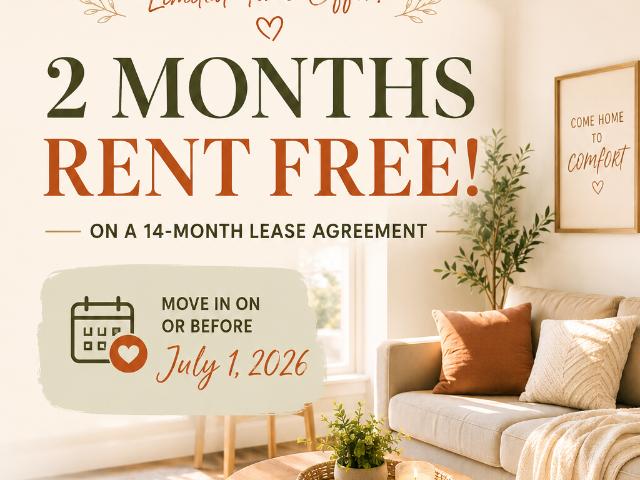 The Monterey Spruce 39 Apartment for Rent