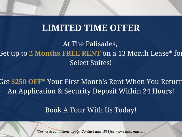 The Palisades 3 Bed 1.5 Bath Apartment for Rent