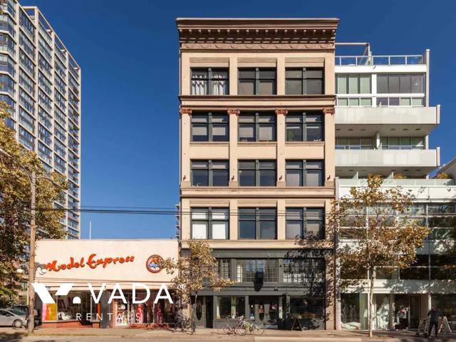 The Paris Block in Gastown 1 Bedroom Loft For Rent in Vancouver