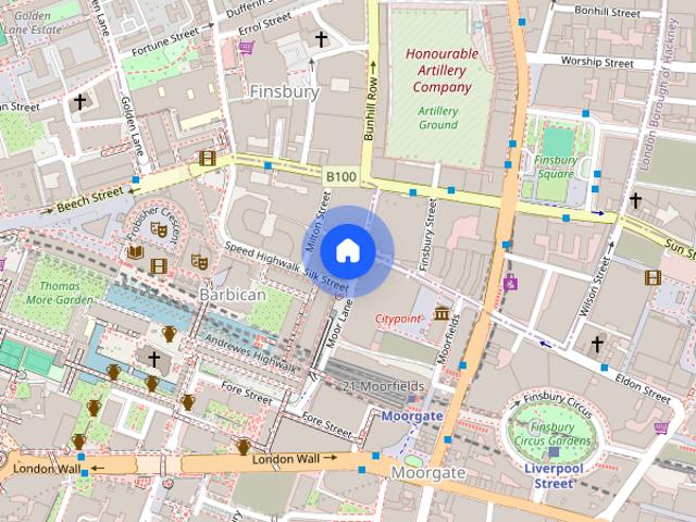 The Penthouse Heron, 5 Moor Lane, Moorgate, London, EC2Y