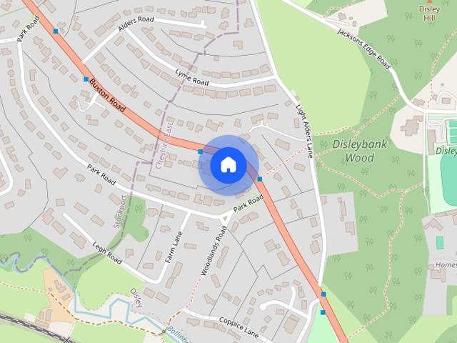 The Pines  17 Buxton Road West  Disley. SK12